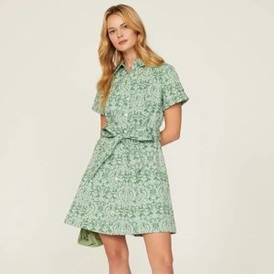 Hill House Home / The Laura Dress in Sloane Damask - size Medium